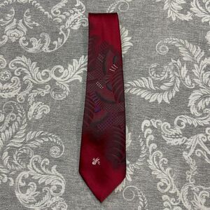 Don Loper Men's Red Geometric Abstract Tie Classic Length